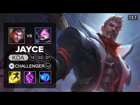 DK Canna Jayce vs Kennen Top - KR Challenger - Patch 13.7 Season 13