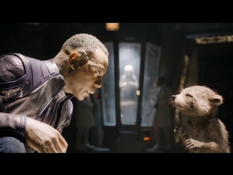 High Evolutionary finds out Rocket is smarter than him GOTG 3 1080p Scene.