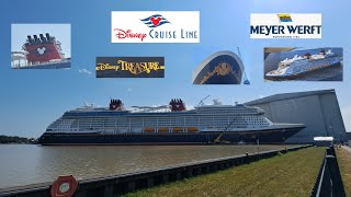 Disney Treasure Neubau Kreuzfahrtschiff Meyer Werft #cruiseship #cruise #disney #disneycruiseline