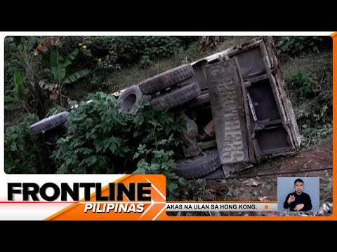 Driver sa Baguio City, sugatan matapos mahulog ang sinasakyang truck sa bangin Frontline Pilipinas