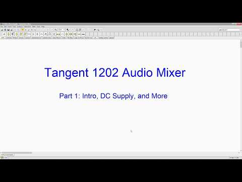 Tangent 1202 Part 1, DC Power Supply, Plus...