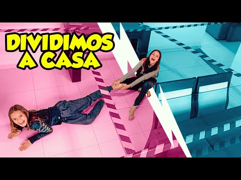 WE DIVIDED THE HOUSE IN THE MIDDLE - MILLENA AND MANU MAIA