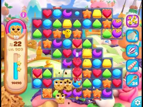 Cookie Jam Blast Level 909 - NO BOOSTERS 🍪 | SKILLGAMING ✔️