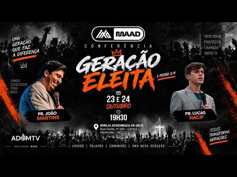 CONFERENCIA GERAÇÃO ELEITA - PR JOAO MARTINS - 24 DE OUTUBRO DE 2026