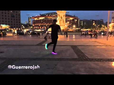 Man Cutting Shapes on Barcelona City (House Shuffle) Electric Styles - Guerrero Jah