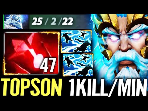 🔥 TOPSON Zeus Mid 47 Charges Bloodstone — Octarine 1KILL PER MIN WTF Strongest Nuker Dota 2 Pro