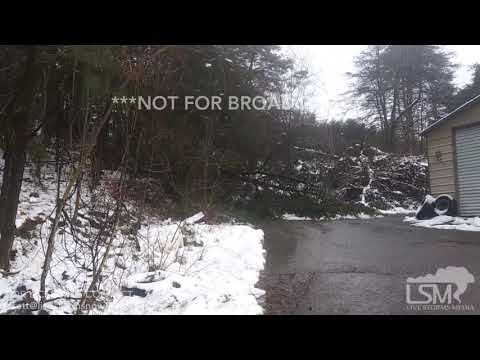 02-21-19 Stewartsville,VA- Ice storm destroys trees and power