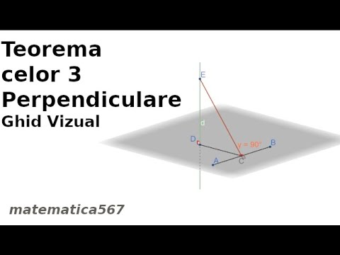 Teorema celor 3 perpendiculare
