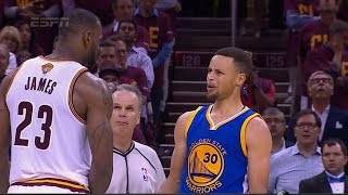 All Lebron james fights steph curry,green,thompson video