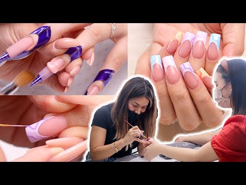 Getting My Nails Done At A Top Salon In My City 💅🏻 | Tina Yong