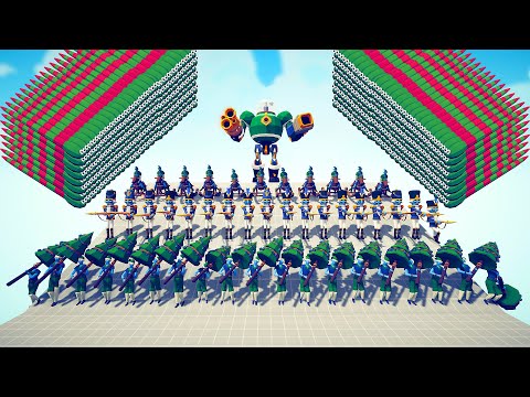 HOLIDAY ARMY vs 5x EVERY GOD - Totally Accurate Battle Simulator TABS