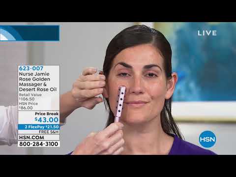 Nurse Jamie Rose Golden Massager   Desert Rose Oil