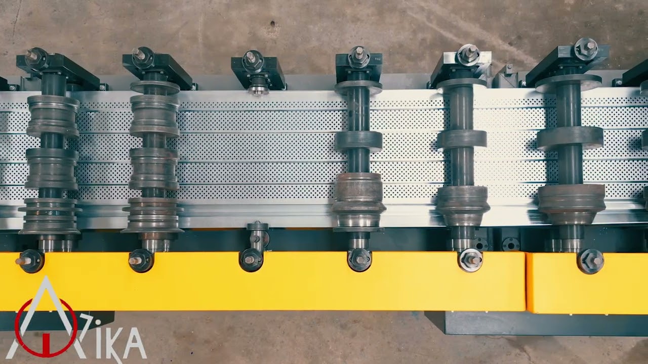 ACOUSTIC ROAD BARRIER PANEL PROFILE PRODUCTION LINE  by R&F - Bosporas Machinery TURKIYE