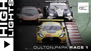 HIGHLIGHTS | Race 1 | Oulton Park | Intelligent Money British GT Championship