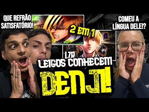 REACT | 2 EM 1 | Denji | RANDANDAN ! e Retratos | Okabe e LZR