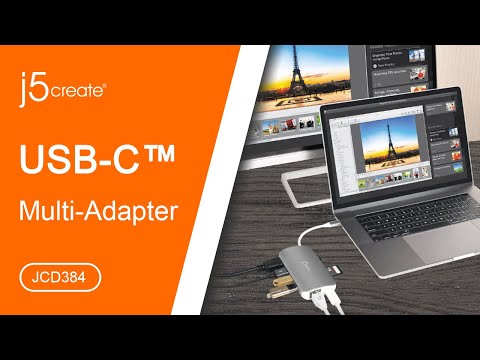 j5create® USB Type-C™ Multi Adapter JCD384