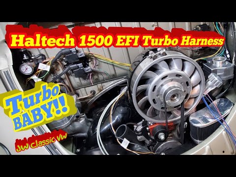 VW Beetle Custom Turbo with Haltech 1500 Elite | JW Classic VW