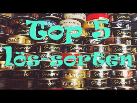 Snus TV: meine Top 5 lös-Sorten I Snusfreak.com