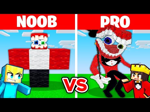 EPIC Minecraft Statue Battle: Noob vs Pro vs Hacker!