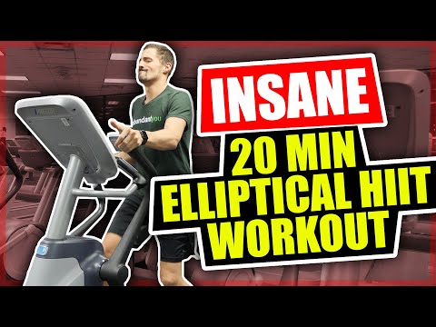 *NEW* Insane 20 Minute Elliptical Workout - HIIT Workout