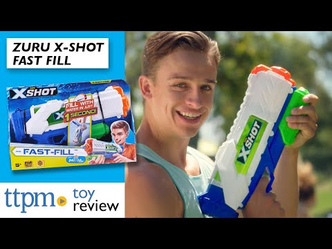 XSHOT žaislinių vandens šautuvų rinkinys Fast- Fill ir Micro Fast-Fill, 56225 video