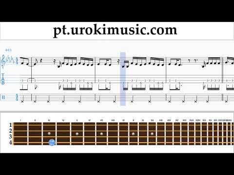 Curso de Banjo (Tenor irlandês) Ozuna - Dile Que Tu Me Quieres Tablatura Parte#2 um-i372