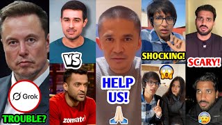 Dhruv Rathee Vs Zomato Founder 😡| Elon Musk & Grok in TROUBLE, Sourav Joshi, Akshaye, India Football