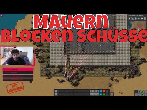 Factorio Mods | Mauern blocken Schüsse