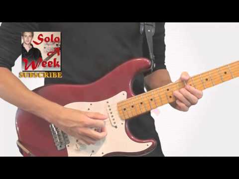 The Cars - "Just What I Needed" Guitar Solo & Lesson - SoloAWeek 36 - Solo a Week 36