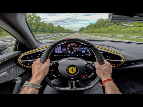 Thumbnail for POV: 309km/h Novitec Ferrari 296 GTS Autobahn run by Ferrari 296