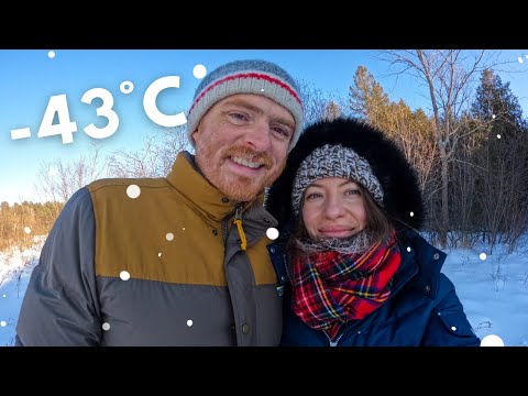 Crazy SNOWSTORM + The COLDEST Week of WINTER! ??? Our Winter Cabin Getaway in Canada ❄️