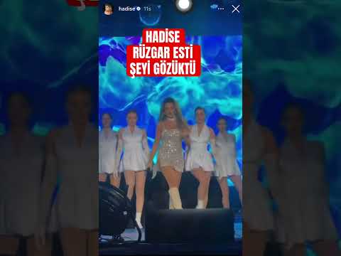 Hadise rüzgar esti şeyi gözüktü #shortsvideo #shortvideo #short #shorts #shortsyoutube #magazin