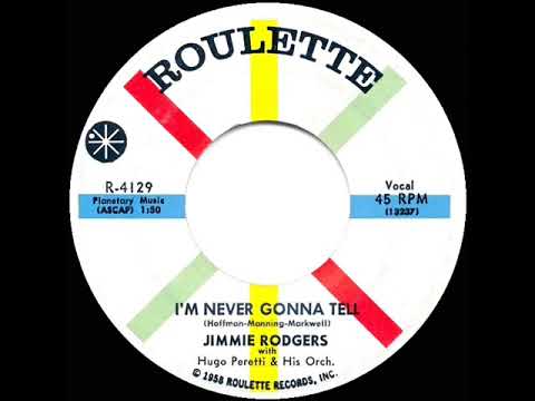 I'm Never Gonna Tell - Jimmie Rodgers