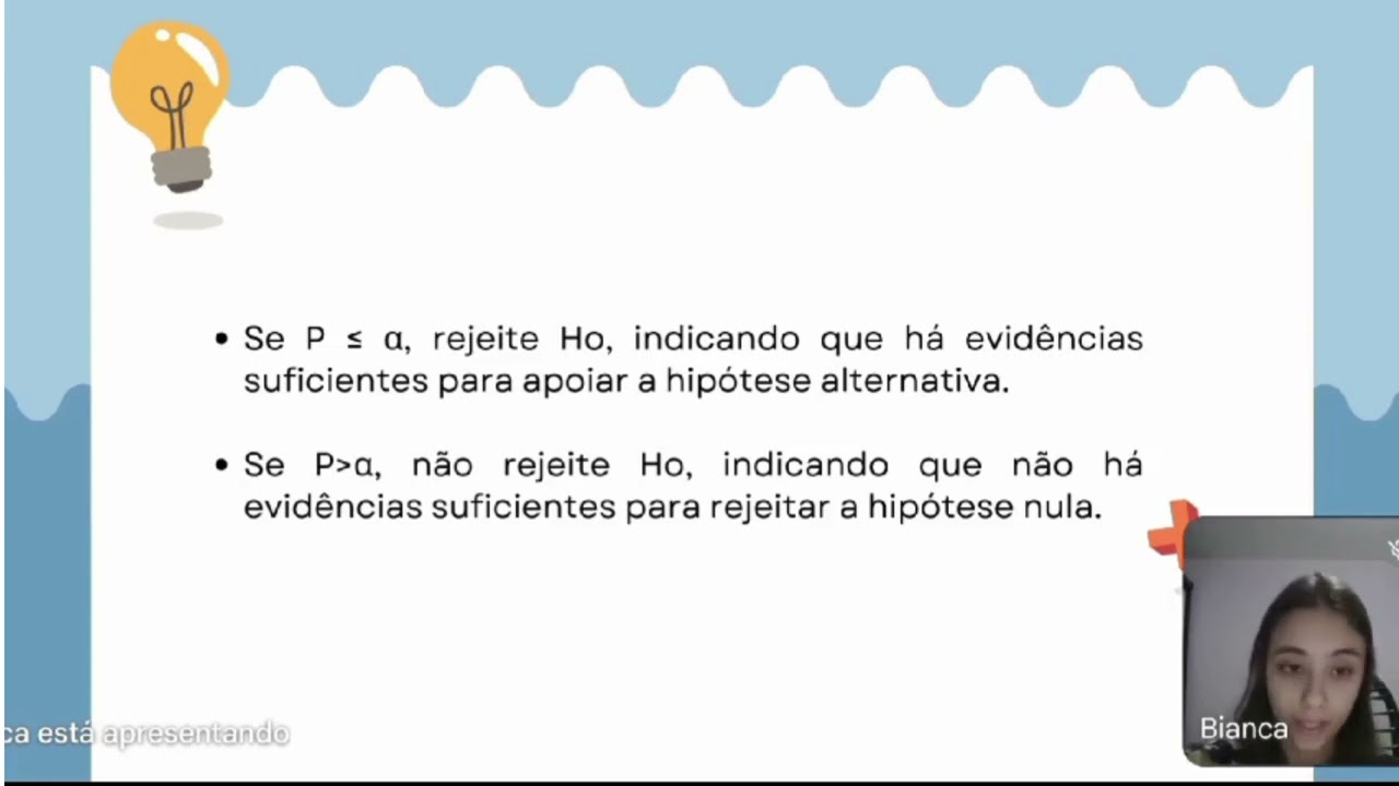 Teste P valor 3 para hipóteses