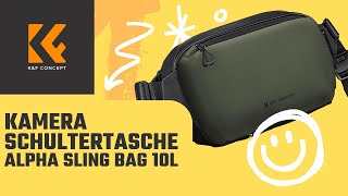 K&F Concept Kamera-Schultertasche ALPHA SLING BAG 10L