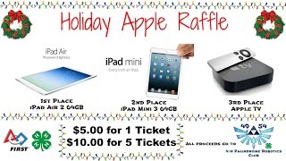 preview picture of video 'Live Holiday Apple® Raffle Drawing'