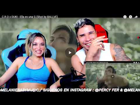 C.R.O x DUKI - Ella es una G (Official Video) || REACTION🔥😎
