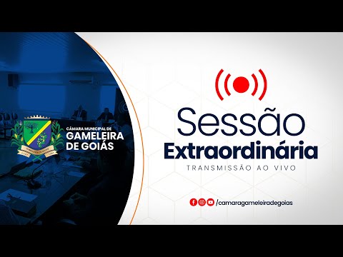 [Transmissão ao vivo] 04ª Sessão Extraordinária - 16.06.26
