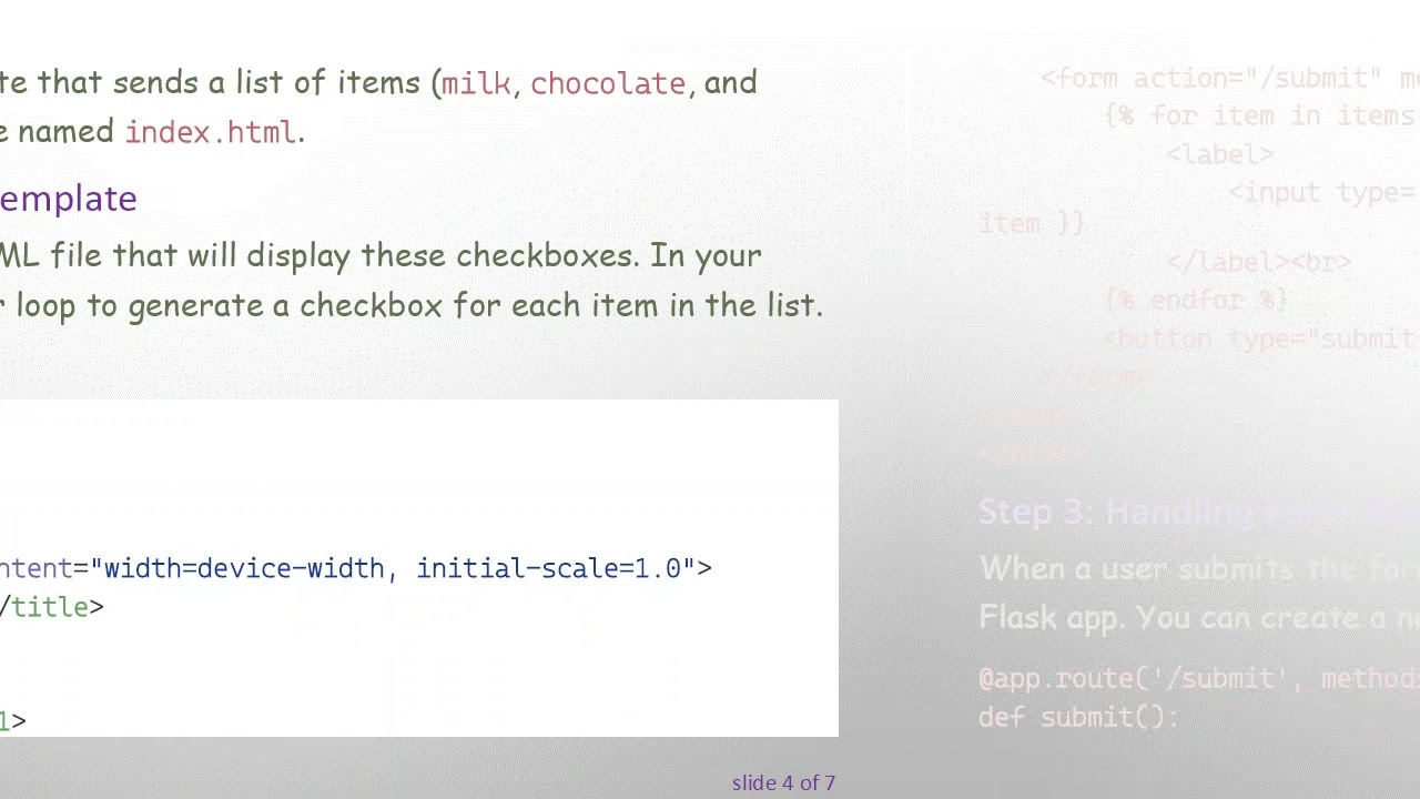How to Pass Values from Python to HTML Checkboxes Using Flask