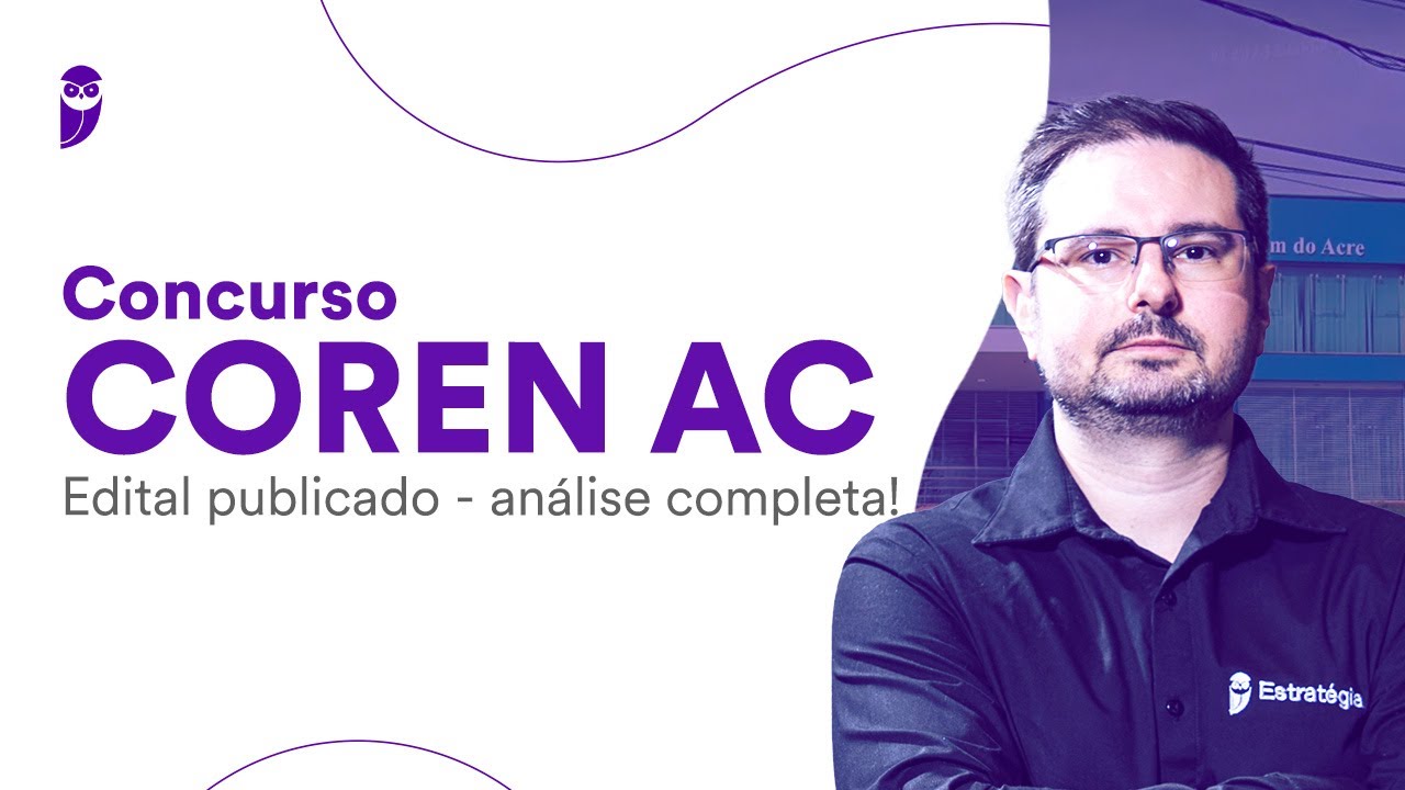 Concurso COREN AC: edital publicado - análise completa!