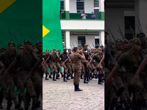 Marcha Soldado - CIA Pátria Brasil - Dobrado os 4 Tenentes 19BC #shorts #marcha #militar #army