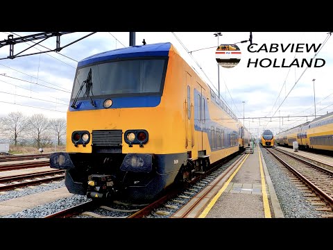 The mod that saved the DDZ-train: Hoofddorp - Schiphol - Hilversum CABVIEW HOLLAND DDZ 10jan2022