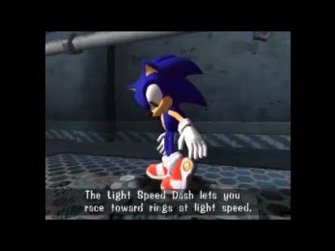 Sonic Adventure DX Light Speed Dash Upgrade Sonic