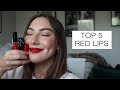 TOP 5 RED LIPS Kelsey Garrett