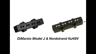 Video thumbnail for Jazz Bass Pickup Comparison - DiMarzio Model J & Nordstrand NJ4SV by Klemens Cathcart Bass