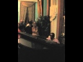 Henry Butler playing a private get together with Dr. John and George Winston looking on