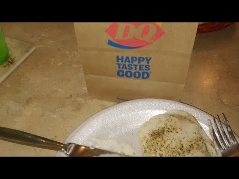 Happy Easter! Dairy Queen's Chicken & Biscuits & Country Gravy! 🐰