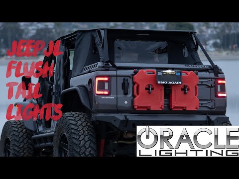 Jeep JL Unboxing and Installation - Oracle Lighting LED Flush Tail Lights