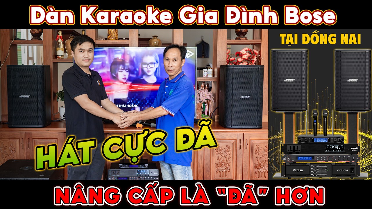 Video sản phẩm Dàn karaoke Bose TT452: (Bose ShowTime SK12, Vatasa T10, JBL VX9, Vatasa DKS1004 New, Vatasa P9 Limited)