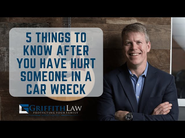 5 Things to Know if You’ve Injured Someone in a Car Wreck5 Things You Must Know if You’ve Injured Someone in a Car Wreck